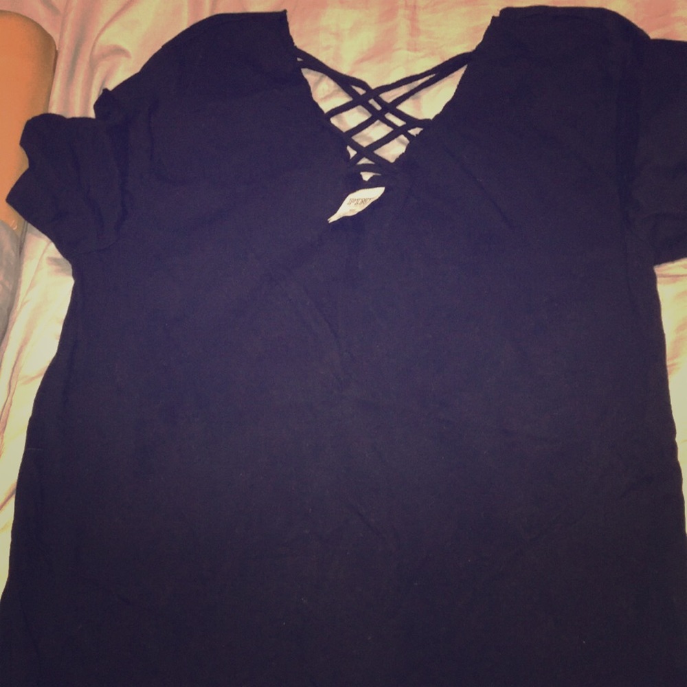 Pink T-shirt worn once!